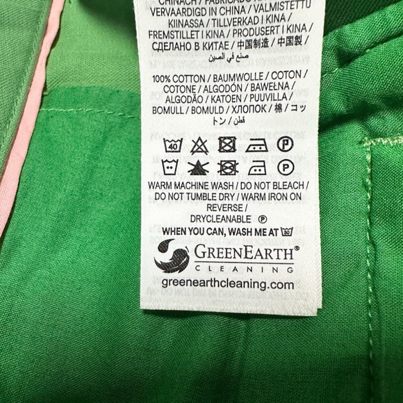 Boden Bloomsbury Cotton Pants Paradise Green Wide-Leg Pleated Fitzrovia Trousers - Picture 12 of 15